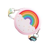 ROMISBABA Silicone Rainbow Crossbody Bag Capacity Coin Purse Shoulder Bag for Durable Material Everyday Use Party Beach Shopping