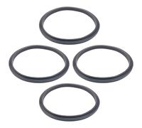 ROMISBABA Silicone Seal with Good Sealing Performance and Elasticity 4pcs Replacement Parts Black Washers for Juicer and Blender Suitable for Kitchen Appliance Repair