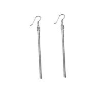ROMISBABA Silver Plated Long Tassel Dangle Earrings Fashion Jewelry with Six Wire Design Eye Catching Drop Earrings for Women Sold in One Pair