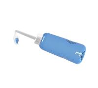 ROMISBABA Sinus Rinse Bottle for Gentle Nasal Cleaning with Two Nozzles 500ml and Upside down Use Plastic Nasal Washer One-button Control for Adults and Children