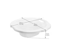 ROMISBABA Sitz Bath Basin Thickened and Deep Soaking Basin for Women Postpartum and Elderly Care Space-Saving Hanging Design Sturdy Large Capacity Wash Tub for Perineal Soaking and Personal