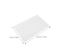 ROMISBABA Slot Microscope Slide Staining Holder Rack Sturdy Plastic Drying Tray for Laboratory Slide Storage and Quick Drying Secure Non-slip Design for Efficient Sample Processing