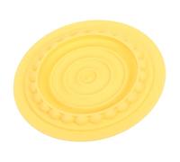 ROMISBABA Slow Feeder Cat Bowl with Anti-slip Mat Yellow Feeding Mat for Cats and Dogs Reduces Eating Speed to Prevent Bloating and Regurgitation Easy to Clean and Maintain