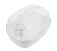 ROMISBABA Small Pet Carrier and Travel Hamster Cage with White House Design, Lightweight Hamster Carrying Case for Small Rodents, Suitable for Outdoor Trips and Adventures