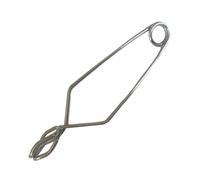 ROMISBABA Small Silver Spring Test Tube Clamp Laboratory Supply Self-Closing Iron Flask Holder for Lab School Home High Temperature Resistance