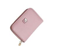 ROMISBABA Small Zippered Coin Purse for Women Multifunctional Card Holder Wallet with Id Slot Lightweight Portable Clutch Stylish Purple for Cash and Business Cards