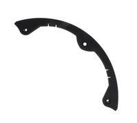 ROMISBABA Snowboard Bumper Strip Anti-Collision Deck Protector for Ski Board Accessories, Medium Size Black Rounded Ends, Single Piece Impact Protection for Snowboarding and Skateboarding