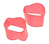 ROMISBABA Soccer Lace Bands Elastic Silicone Cleat Lace Covers for Adults 1 Pair for Providing Shoelace Security and Lightweight Comfort, for Running Turf and Cleated Sports Shoes