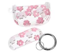 ROMISBABA Sparkle Flower Earbud Protective Case Compatible with Airpods Generation Stylish Earphone Cover for Adults Outdoor Storage Accessory Gift for Friends and Family