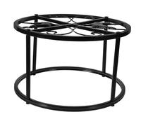 ROMISBABA Stable Metal Chicken Feeder Waterer Rack Heavy Duty Round Support Frame Bowl Riser for Chicken Accessories