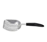 ROMISBABA Stainless Steel Cat Litter Shovel for Faster Sifting, White | PET Owners and Cat Owners, Litter Box Cleaning, Handles Clumps and Waste with Easy Home Care