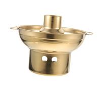 ROMISBABA Stainless Steel Dessert Pot Fruit and Hot Pot Container for Dry Ice Taro and Sweet Soup Serving Break Resistant Household and Restaurant Use