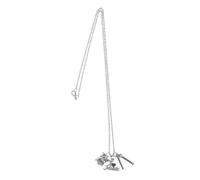 ROMISBABA Stainless Steel Drum Set Necklace for Music Lover Scratch-resistant Pendant for Men and Women Lightweight Daily Wear Jewelry Unique Drummer Gift for Performances and Casual Style