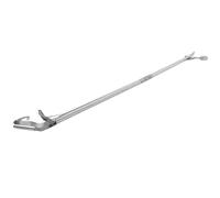 ROMISBABA Stainless Steel Grabber Pickup Clip for Elderly with Easy Cleaning Feature and Silver Foldable Design, for Assisting The Elderly in Daily Reaching Tasks