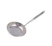 ROMISBABA Stainless Steel Hot Pot Colander Scoop Slotted Skimmer Ladle for Food Serving Cooking Kitchenware Rust Resistant Heat Resistant Handle for Home Restaurant