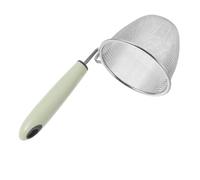 ROMISBABA Stainless Steel Pasta Strainer Spoon with Hook, Quick Drainage Food Strainer Basket for Boiling, Safe and Sturdy Kitchen Utensil for Pasta and Frying