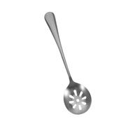 ROMISBABA Stainless Steel Small Slotted Spoon for Serving and Straining, Ergonomic Reusable Kitchen Utensil for Daily Use, Household Cooking and Dining Tool