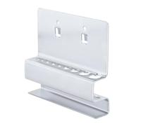 ROMISBABA Steel Pegboard Wrench Shelf 100x90x20mm Metal Hex Key Organizer Tool Display Rack for Garage Workshop Industrial Use