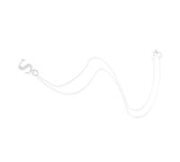 ROMISBABA Sterling Initial Letter Necklace for Women High Polish S Alphabet Pendant Jewelry Customised Personalised Necklaces with Safe Elegant Everyday Wear