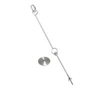 ROMISBABA Sturdy Stainless Steel Hanging Chicken Feeder with Chain for Fruits and Vegetables Food Holder and Foraging for Hens Rabbits Guinea Pigs and Pets