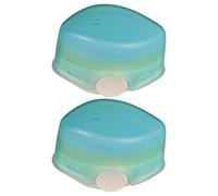ROMISBABA Sunscreen Applicator Brush Portable Pp Lotion Brush 2pcs for Even Coverage with Soft Artificial Fiber Bristles Children's for Everyday and Travel Use