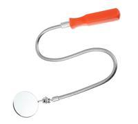 ROMISBABA Telescopic Flexible Car Inspection Mirror with Swivel Round Head Extendable Handle for Narrow Space Automotive Maintenance and Object Retrieval