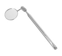 ROMISBABA Telescoping Observation Mirror 30mm round Stainless Steel Inspection Tool with 360-degree Swivel Head and Extendable Handle the Go Inspections