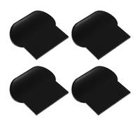ROMISBABA Toilet Seat Lifter Handles to Prevent Direct 4pcs with Self-Adhesive Design Black PC Material Toilet Cover Handles Easy to Install