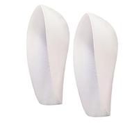 ROMISBABA Translucent Invisible Height Increase Insoles Silicone Shoe Pads Non-Slip Shockproof Heel Lifts for Men Women Comfortable Breathable Cushions Fit Sneakers Boots