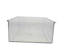 ROMISBABA Transparent Hamster Bath Basin Durable Plastic Bathtub for Small Pets for Baths and Cleaning Sturdy Design for Hamsters Gerbils and More