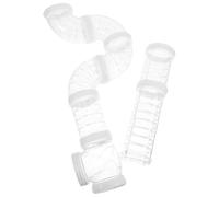 ROMISBABA Transparent Hamster Tubes Cage Tunnel DIY Connection Kit for Small Animals Expandable External Sports Tube for Hamster Mouse Rat Lightweight and Easy to Assemble