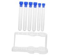 ROMISBABA Transparent Test Tube Rack Holder Set with Tube Holder for Laboratory Sampling and Organizing User-friendly Design for Chemistry and Biology Experiments Versatile Lab Accessory for