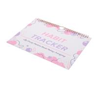 ROMISBABA Undated Daily Planner Habit Tracker Calendar Planner Tracker with Simple Design Paper Material for Learners Goal Planning Motivational Planning Can Be Carried in Bag