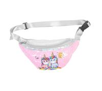 ROMISBABA Unicorn Fanny Pack Lightweight Waist Bag for Travel Shopping Cute Cartoon Design for Storing Phones Keys Snacks and More
