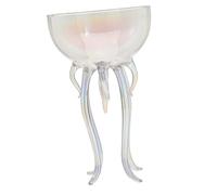 ROMISBABA Unique Jellyfish Shape Glass Goblet Cocktail Wine Cup for Parties Bar Use Creative Octopus Design Drinking Glass Easy to Clean and Store