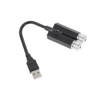 ROMISBABA USB Car Atmosphere Light Sound Control, Red and Blue Star Ceiling Projector, Romantic Interior Decoration Night Light for Vehicle Ambient Lighting