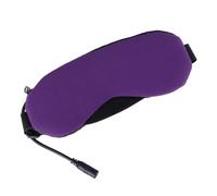 ROMISBABA USB Steam Eye Mask with Hot and Cold Modes for Relaxation and Deep Sleep Cooling Blindfold Auto Power-off Unisex Eye Care for Home Office Travel Purple Unscented