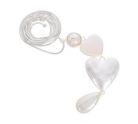 ROMISBABA Vintage Heart Pendant Sweater Necklace for Women Lightweight Metal Long Chain Jewelry Elegant Love Charm for Layering and Fall Fashion Gift for Ladies