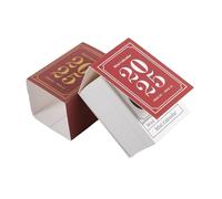 ROMISBABA Vintage Narrative Mini Desk Calendar Standing Tear Off Design for Home Office Decoration Thick Smooth Desktop Ornament