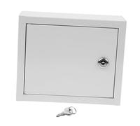 ROMISBABA Wall Mounted Milk Box with Lock Secure Weatherproof Milk Container and Mail Storage Space Saving Wall Mounted Package Box for Home Use Safe Material with Compact Design