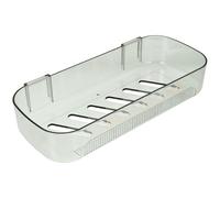 ROMISBABA Wall-mounted Shower Storage Rack Transparent Green Bathroom Shelf Organizer for Shampoo and Shower Stuff Space-saving Bathroom Storage Stand with Strong Bearing and Easy