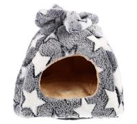 ROMISBABA Warm Hamster Bed Can Be Placed on Floor Comfortable Sponge and Lint Material Nest Providing Good Rest for Cozy Habitat for Small Animals Suitable for Hamsters and Chinchillas