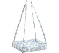 ROMISBABA Warm Small Pet Hanging Hammock Bed with Pee Pad Soft Comfortable Cozy Rabbit Guinea Pig Ferret Sleeping Nest Reusable Cartoon Print for Winter Use