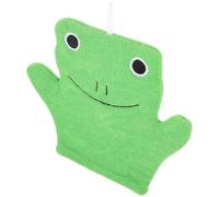 ROMISBABA Wash Mitt Body Exfoliating Glove in Frog Shape with Dual-Sided Toweling Design, Versatile for Removing Dead Skin Cells and A Shower Exfoliator Scrub for Gentle Bathing Care