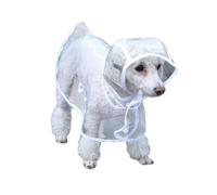 ROMISBABA Waterproof Dog Raincoat for Small Dogs with Hooded Long Design Made of Sturdy Waterproof Eva Material to Keep Pets Dry on Rainy Days Outdoor Use