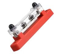 ROMISBABA Way Red Black Single Row Bus Bar Terminal Block Construction for Rvs and Boats Automotive Battery Terminal Enhances Power and Ground Connections