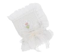 ROMISBABA Wear Resistant Lace Book Cover Protector Handmade Fabric Sleeve for Hardcover and Paperback Books Decorative Wear for Daily Use