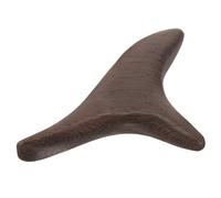 ROMISBABA Wenge Wood Foot Massager Stick Portable Manual Thai Massage Tool for Relaxation and Circulation Ergonomic Design for Home Office Travel Use