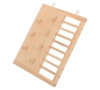 ROMISBABA Wooden Guinea Pig Ladder for Pet Exercise and Training, Portable Khaki Climbing Bridge Enhancing Small Animals Well-being, for Hamsters and Mice
