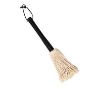 ROMISBABA Wooden Handle BBQ Basting Mop Oil Brush for Grilling and Baking Bristle Cooking Sauce Brush for Barbecue Roasting Steak Frying Smooth Application with Fast-Dry Wood Handle